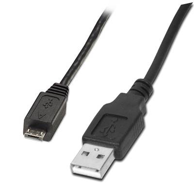 CORDON USB V2.0 TYPE A MALE VERS MICRO USB TYPE A MALE 1.8 METRE