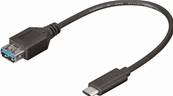 ADAPTATEUR TYPE C MALE VERS USB 3.0 FEMELLE CABLE 20CM