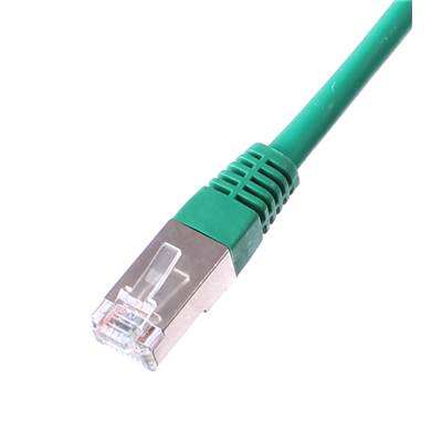 CORDON RJ45 CAT 5e 100 Ohms BLINDE FTP VERT 20 METRES