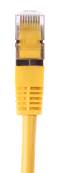 CORDON RJ45 CAT 5e 100 Ohms BLINDE FTP JAUNE 5 METRES