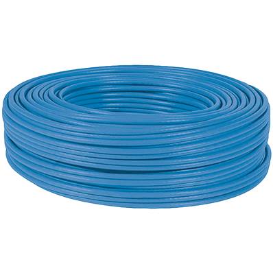 CABLE PATCH CAT 6 FTP LSZH BLEU COURONNE DE 100 METRES