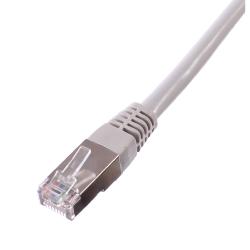 CORDON RJ45 CAT 8 BLINDE SFTP LSZH GRIS 0.5 METRE