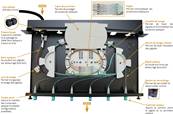 TIROIR OPTIQUE COMPLET 24 SC DUPLEX MULTIMODE+K7+PIGTAILS OM1