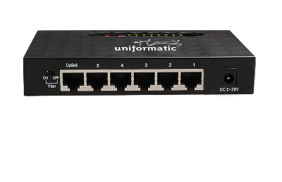 SWITCH DESKTOP 5 PORTS 10/100/1000 GIGABIT