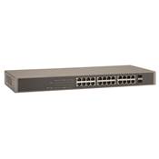 SWITCH RACKABLE 24 PORTS 10/100 + 2 SFP MANAGEABLE WEB SMART