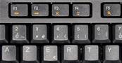 CLAVIER STANDARD NOIR REPOSE-POIGNETS