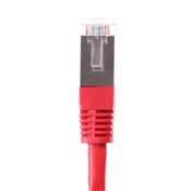 CORDON RJ45 CAT 5e 100 Ohms BLINDE FTP ROUGE 2 METRES