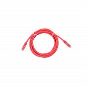 CORDON RJ45 CAT 6A BLINDE SFTP LSZH ROUGE 3 METRES