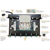 TIROIR OPTIQUE COMPLET 12 SC SIMPLEX MULTIMODE+K7+PIGTAILS OM1