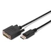 CORDON DISPLAYPORT DVI-D 24+1 M-M 5 METRES