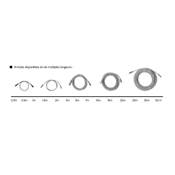 CORDON RJ45 CAT 5e 100 Ohms BLINDE FTP GRIS 5 METRES