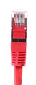 CORDON RJ45 CAT 6 100 Ohms BLINDE FTP LSZH ROUGE 7 METRES