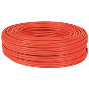 CABLE PATCH CAT 7 S-FTP LSZH ROUGE BOBINE DE 100 METRES