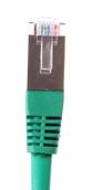 CORDON RJ45 CAT 6A BLINDE SFTP LSZH VERT 5 METRES