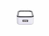 CHARGEUR USB SIMPLE 2.1A AVEC CORDON MICRO USB BLANC 1M