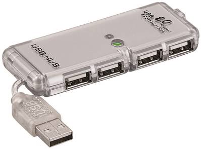 HUB 4 PORTS USB 2.0 AUTO ALIMENTE