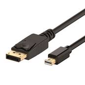 CORDON MINI DISPLAYPORT VERS DISPLAYPORT MALE-MALE 2 METRES