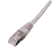 CORDON RJ45 CAT 5e 100 Ohms BLINDE FTP GRIS 10 METRES