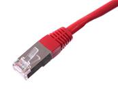 CORDON RJ45 CAT 5e 100 Ohms BLINDE FTP ROUGE 5 METRES