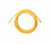 CORDON RJ45 CAT 6 100 Ohms BLINDE FTP  JAUNE 10 METRES