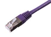 CORDON RJ45 CAT 6 100 Ohms BLINDE FTP VIOLET 0.5 METRE