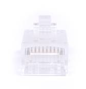 CONNECTEUR RJ45 8P8C CAT 5E UTP CABLE ROND SACHET DE 50