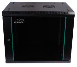 COFFRET CHASSIS FIXE PANNEAUX AMOVIBLES 9U P450 NOIR