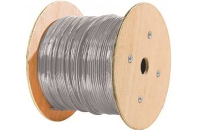 CABLE RIGIDE 4 PAIRES CAT6 BLINDE F-UTP LSZH TOURET DE 500 M 