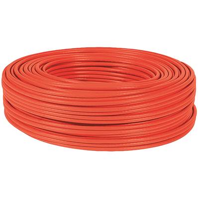 CABLE PATCH CAT 6A S-FTP LSZH ROUGE COURONNE DE 100 METRES