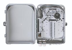 BOITIER DE RACCORDEMENT OPTIQUE INT/EXT IP 65 A SERRURE (PRI) 12 FO