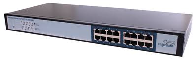 SWITCH RACKABLE 16 PORTS 10/100 