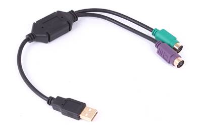 CONVERTISSEUR USB V1,1 VERS 2 PS2 FEMELLE