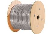 CABLE RIGIDE 4 PAIRES CAT6 BLINDE F-UTP LSZH TOURET DE 500 M 