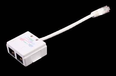 DOUBLEUR TELEPHONIQUE RJ45 TYPE D -->FULL PIN 12345678/12345678      