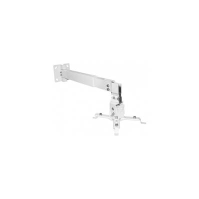 SUPPORT VIDEOPROJECTEUR MUR ET PLAFOND REGLABLE BLANC