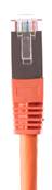 CORDON RJ45 CAT 6 100 Ohms BLINDE FTP ORANGE 1.5 METRES