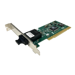 PROMO+++CARTE FIBRE OPTIQUE 100 BASE FX CONNECTEUR SC BUS PCI