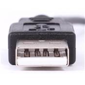 CORDON USB V2.0  TYPE A->MINI USB 5 POINTS 1,8 METRE
