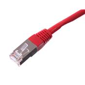 CORDON RJ45 CAT 5e 100 Ohms BLINDE FTP ROUGE 1 METRE