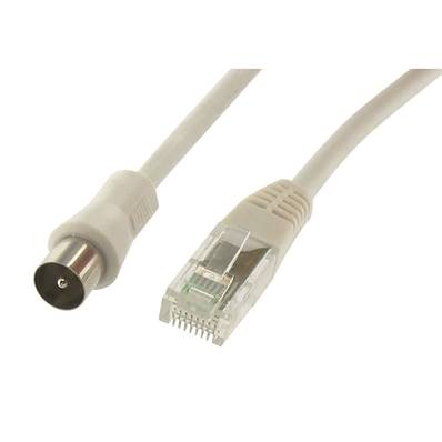 CORDON BALUN RJ45 VERS TV 9.52MM 3 METRES