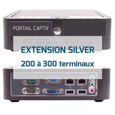 EXTENSION DE 200 A 300 TERMINAUX POUR DSCBOX SILVER