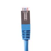 CORDON RJ45 CAT 5e 100 Ohms BLINDE FTP BLEU 1 METRE