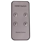 SWITCH HDMI 4 PORTS 4K AVEC TELECOMMANDE