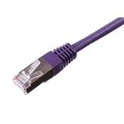 CORDON RJ45 CAT 6 100 Ohms BLINDE FTP VIOLET 7 METRES