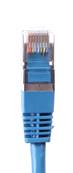 CORDON RJ45 CAT 6A 100 OHMS BLINDE SFTP BLEU 1 METRE