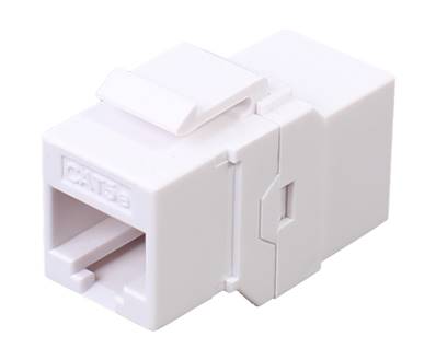 COUPLEUR KEYSTONE RJ45 CAT 5e UTP POUR TELEPHONIE ET RESEAU