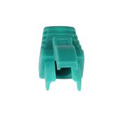 MANCHON RJ45 SURMOULE A LANGUETTE VERT SACHET DE 50