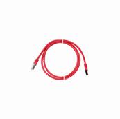 CORDON RJ45 CAT 6A BLINDE SFTP LSZH ROUGE 1 METRE