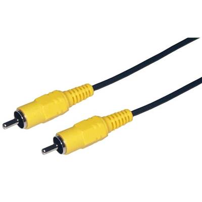 CORDON VIDEO RCA MALE-RCA MALE JAUNE 1.8 METRE