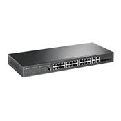 SWITCH RACKABLE 24 PORTS GIGABIT +4SFP MANAGEABL L2 T2600G-28TS